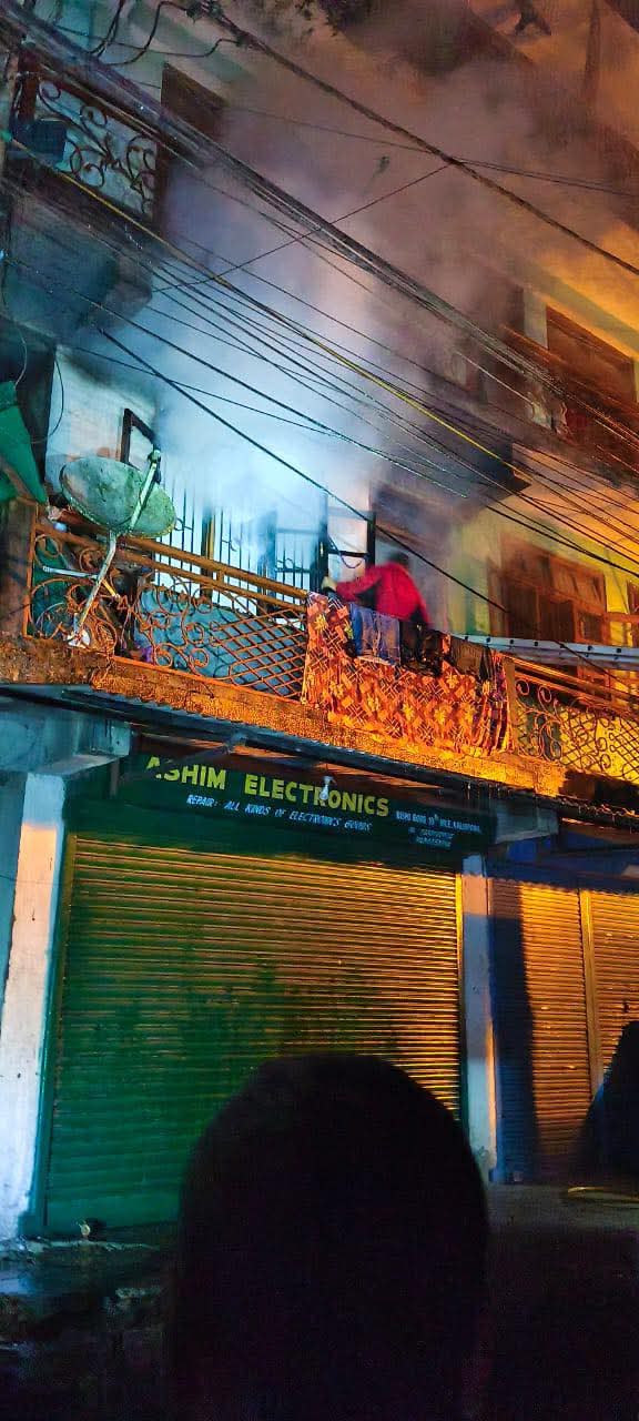Fire At kalimpong