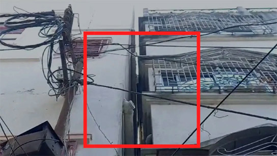 Another apartment tilt at baguihati building built on water land residents are scared