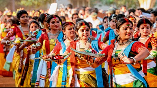 Basanta Utsav at Visva-Bharati
