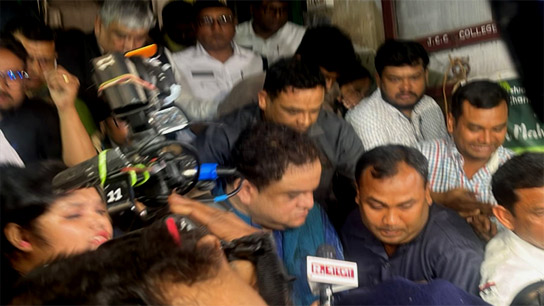 Yogeshchandra College, 'We Want Justice' slogan was raised