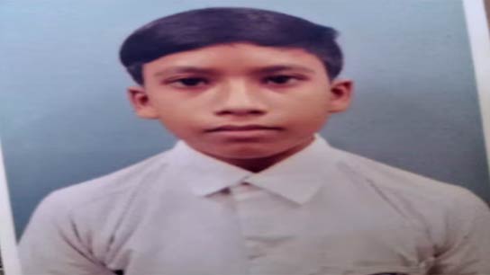 A secondary school student has disappeared from the front of his house