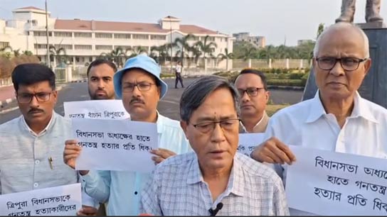 Political tension in Tripura has increased further