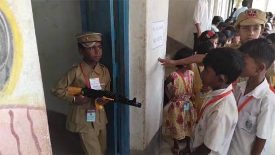 A unique example of primary school student council elections