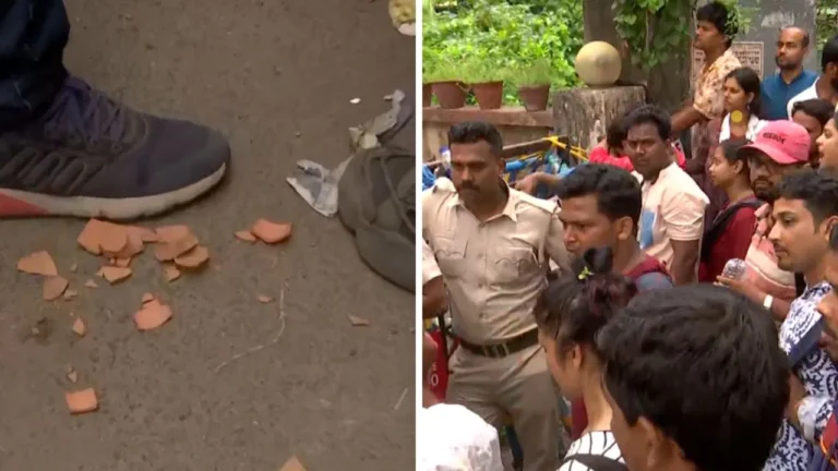 protesters broke tea cup was brought for chairman