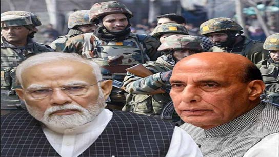 Defence Minister Rajnath Singh arrived PM Narendra Modi’s residence on Monday morning