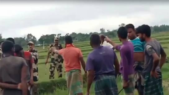 Bangladeshi nationals try to attack BSF in border in Cooch Behar
