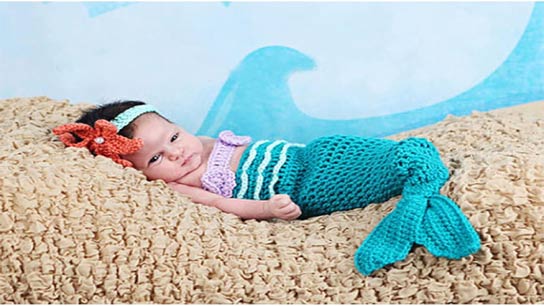 This type of baby is called a 'mermaid baby'. It usually happens due to genetic reasons
