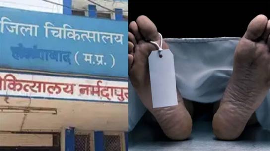 Dead body came for Post Mortem Kept in Open, Stray Dogs Mulled his Body