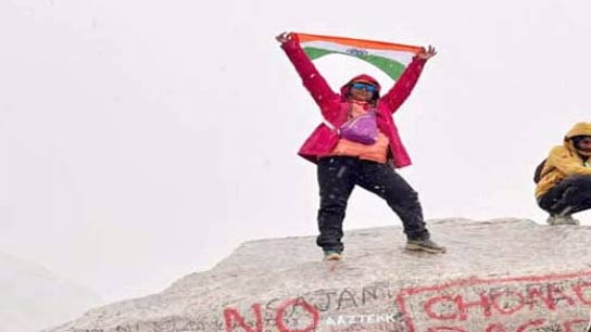 40-year-old Joyita Barman sets precedent by becoming the first woman to reach Everest Base Camp