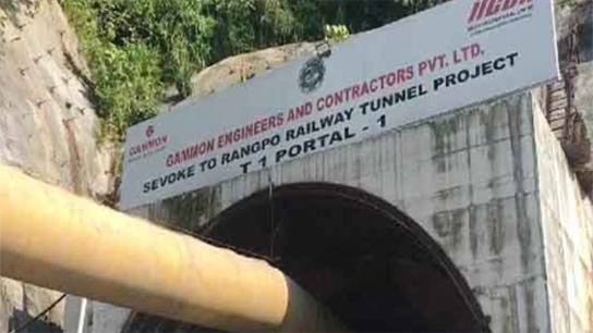 The Railways decided long ago to extend the Sevak-Rongpo railway project to Gangtok