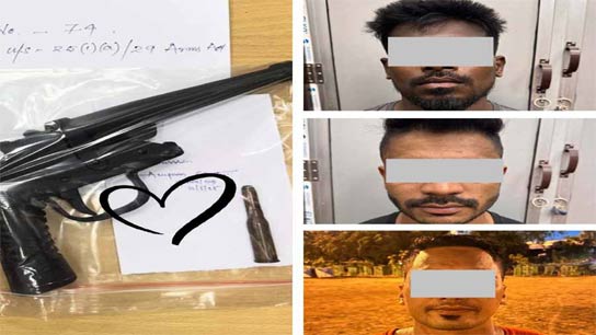 Three men arrested from AJC Bose Flyover and Topsia area