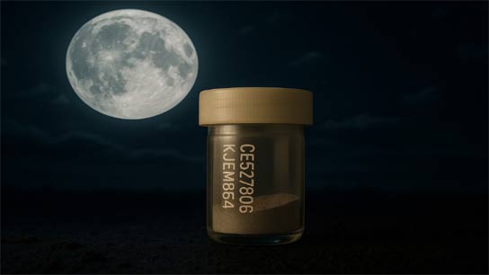 After almost fifty years, lunar soil has returned to Earth