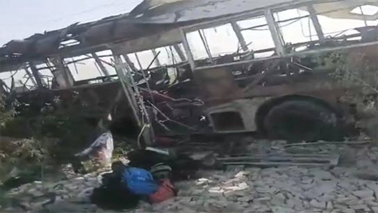 Suicide attack on school bus in Balochistan