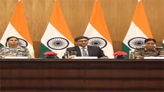 Ministry of External Affairs and Indian Army Press Briefing