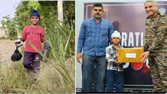 Shravan Singh 10 Year Boy Honoured as Youngest Civil Warrior by Army in Operation Sindoor