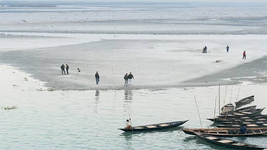 The history of the mountainous Teesta flowing upstream is very ancient