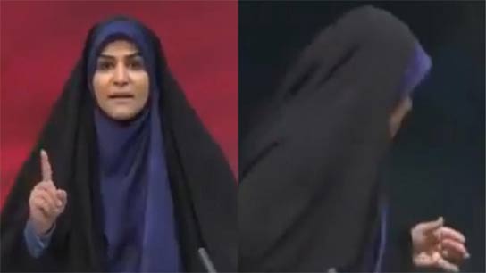 Israel attack on Iran goverment studio