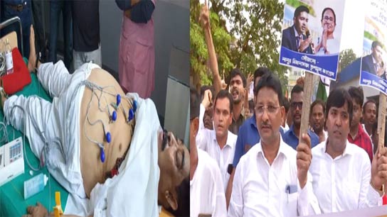 While Anubrata Mondal was on bed rest