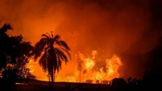 massive fire in barasat factory adjacent areas to be vacated