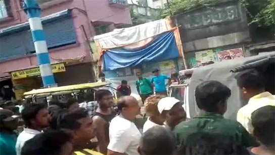 Police detained two in Chandannagar