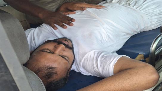 Chinmoy Mondal, one of the faces of unemployed teachers, has fallen il