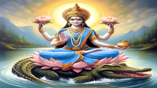 The holy river Ganga descended from heaven to earth on this day