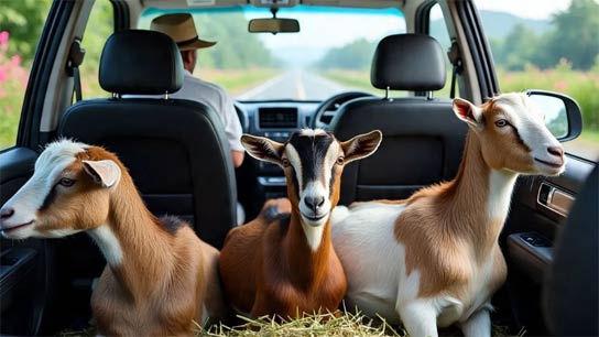 Goats are being stolen in an Ertiga car
