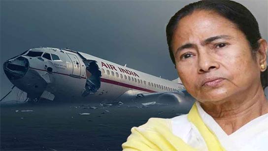 Mamata banerjee on plane crash in ahmedabad cm mamata banerjee tweet on x handle ahmedabad plane crash