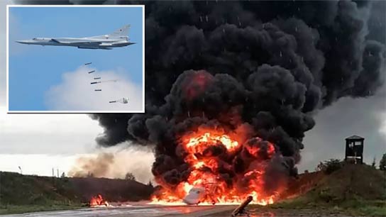 Massive drone attack by Ukraine on Russian airbase in Irkutsk region, several Ukrainian Army personnel die in Russian missile strike