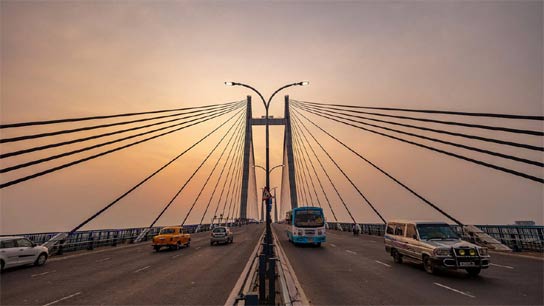 Vehicle restrictions in Vidyasagar Setu from 13th to 15th June