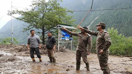 Landslide at Chaten, Three Army Jawan Died During Ongoing Rescue Operation