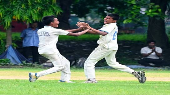 Akash Tarafdar was adjudged the man of the match for his all-round performance