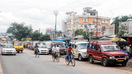 No more cars can be parked blocking the road