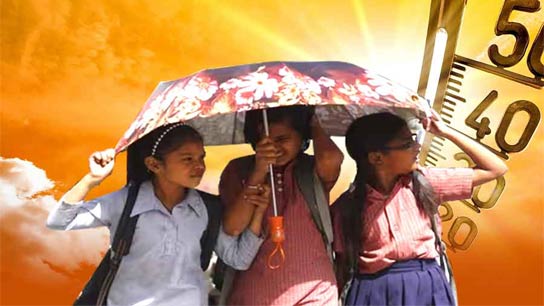 Schools were on summer vacation for over a month