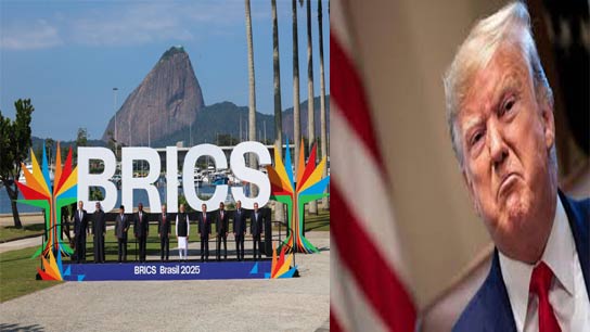 US President Donald Trump Warns BRICS Nation with 10 Percent Extra Tariff for Anti US Policy