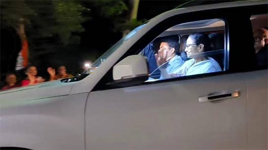 mamata banerjee reached bolpur