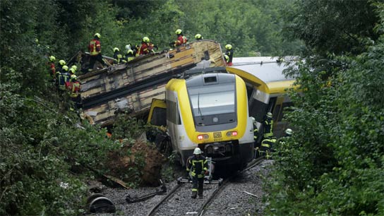Several died and injured in German train derailment
