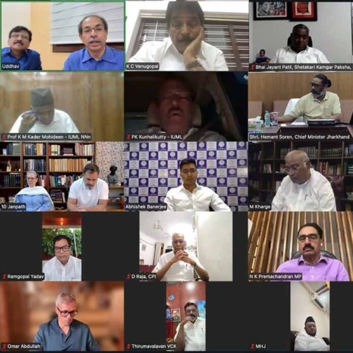 INDIA Bloc Held a Virtual Meeting to Finalize Strategy For Monsoon Session