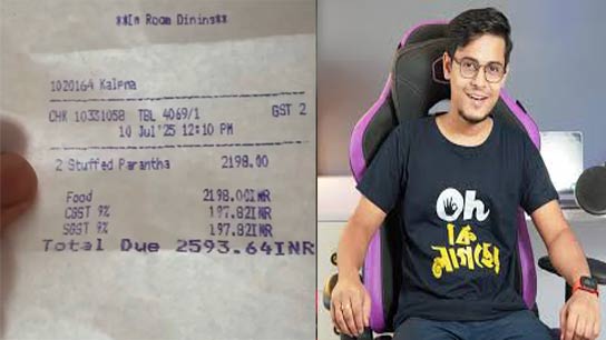 Kiran Dutta bought two parathas for rs 2198
