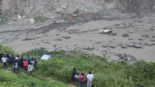 Nepal-China border area hit by severe floods