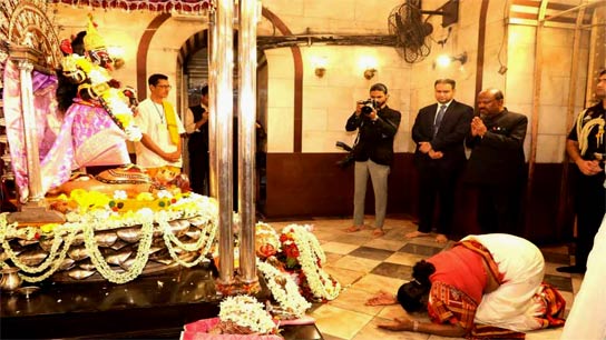 president droupadi murmu visited the dakshineswar kali temple
