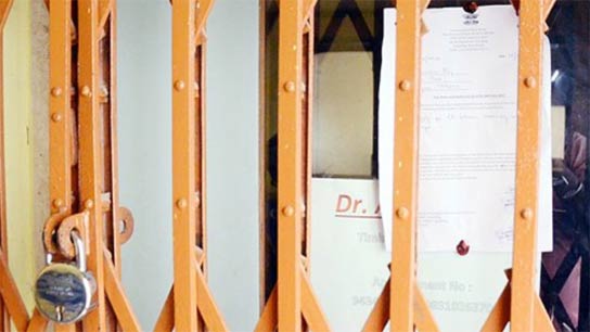 A dental-cum-neuro care center in Sushrutnagar has been sealed after it failed to produce any documents