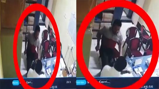 Viral CCTV Shows TMC MLA Humayun Kabir Kicking University Staff