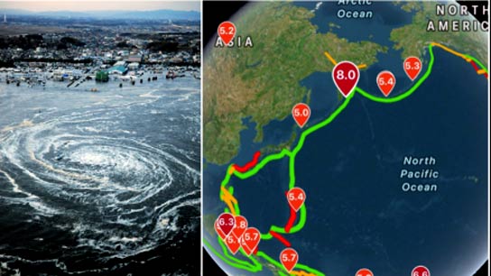 earthquake hits Russia, Tsunami warning in America, Japan