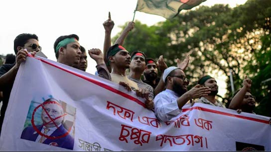 The coup aims to remove President Mohammad Shahabuddin
