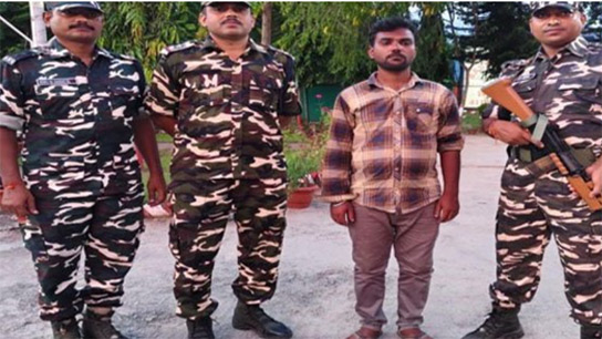 One such Bangladeshi was arrested while patrolling the India-Nepal border