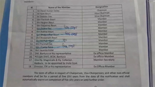 Bankura The deceased's place is at the state government's Bauri Cultural Board!