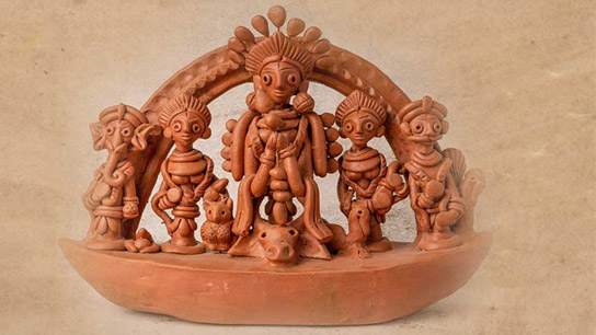 The pride of Bankura district is the terracotta industry