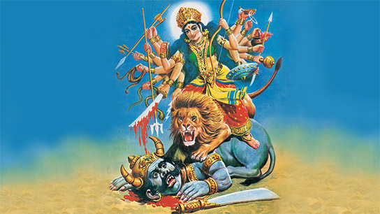 not shiva durga is rather associated with vishnu