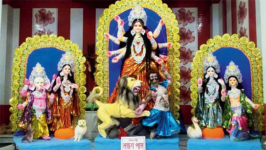 Puja organizers believe that it would have been difficult to cover the expenses of the puja without the grant